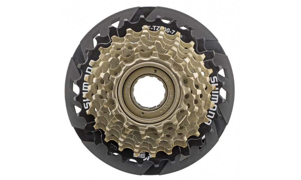 Блок задних звездочек Shimano MF-TZ500 7-speed with guard - 1