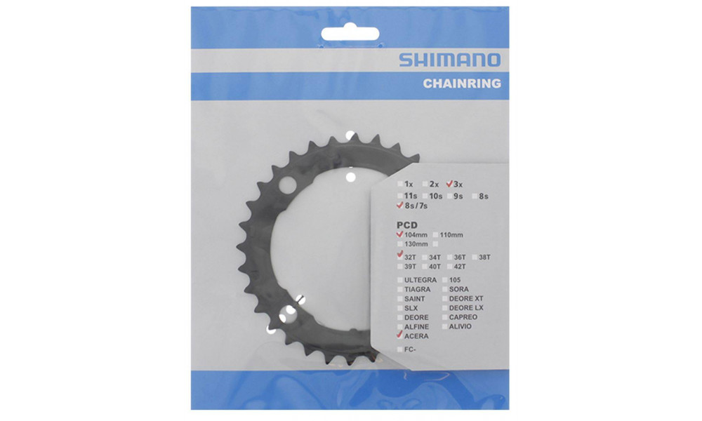 Передняя звезда Shimano ACERA FC-M361 32T 