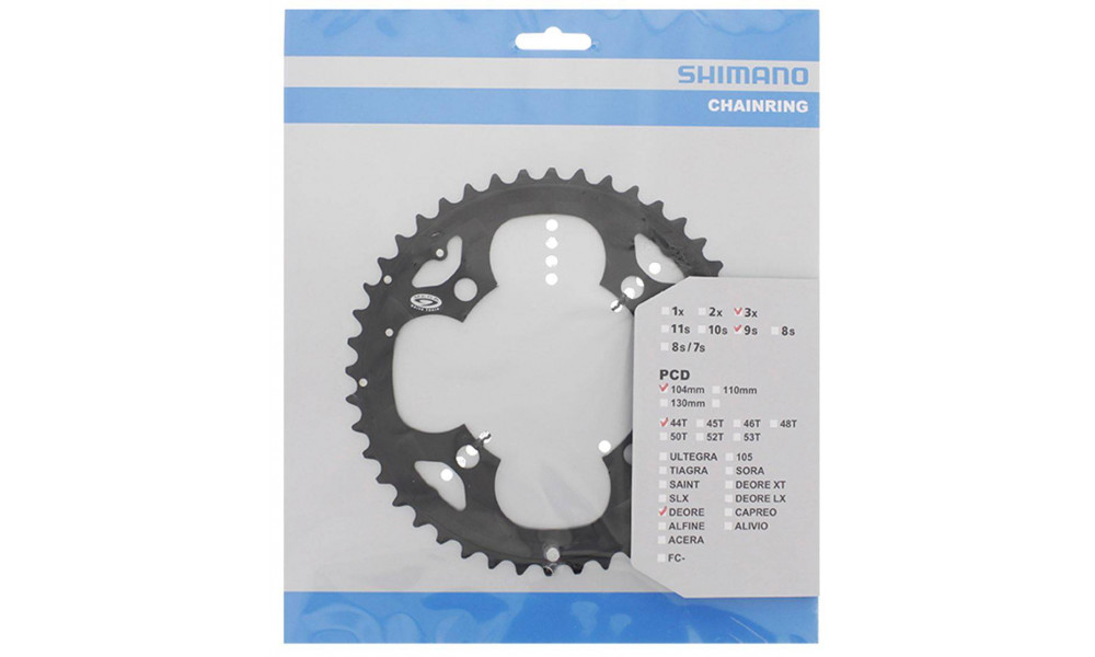 Передняя звезда Shimano DEORE FC-M530 44T 