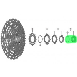 Стопорное кольцо Shimano CS-M9100-12 Centerlock Lockring with spacer