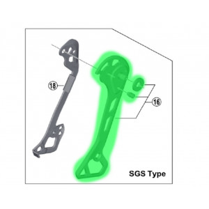 Outer plate for derailleur Shimano XT RD-M8000 SGS