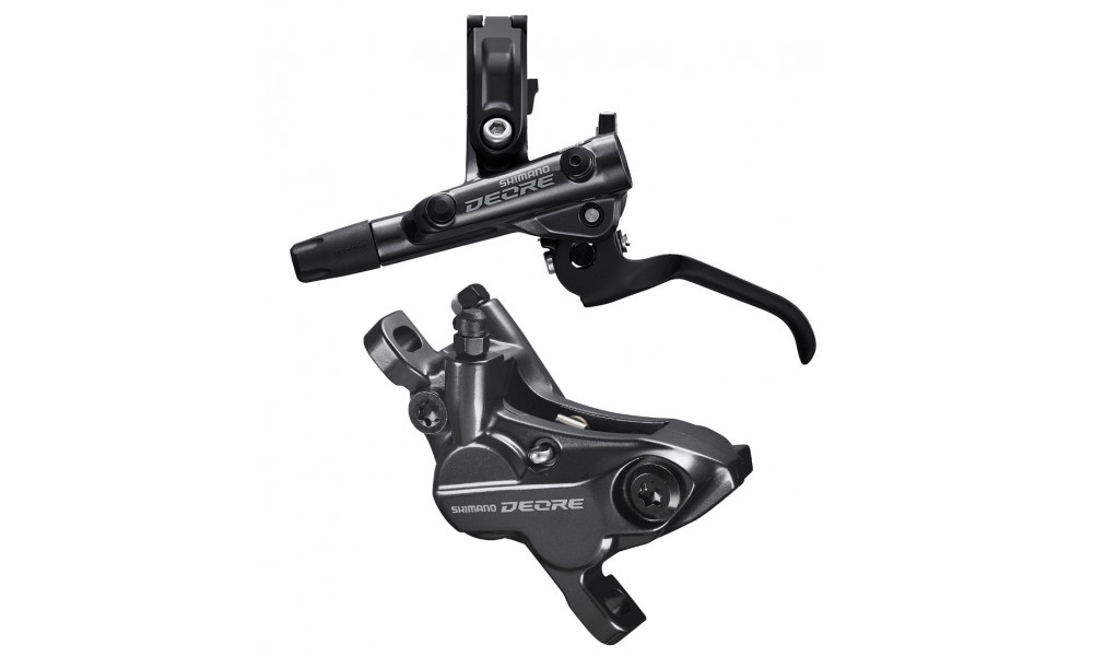 Дисковые гидравлические тормоза передниe Shimano DEORE BL/BR-M6120(L) resin J-Kit black 