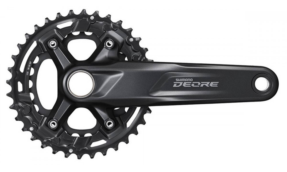 Блок передних звезд Shimano DEORE FC-M4100-B2 Boost 175mm 2x10-speed 36x26T 