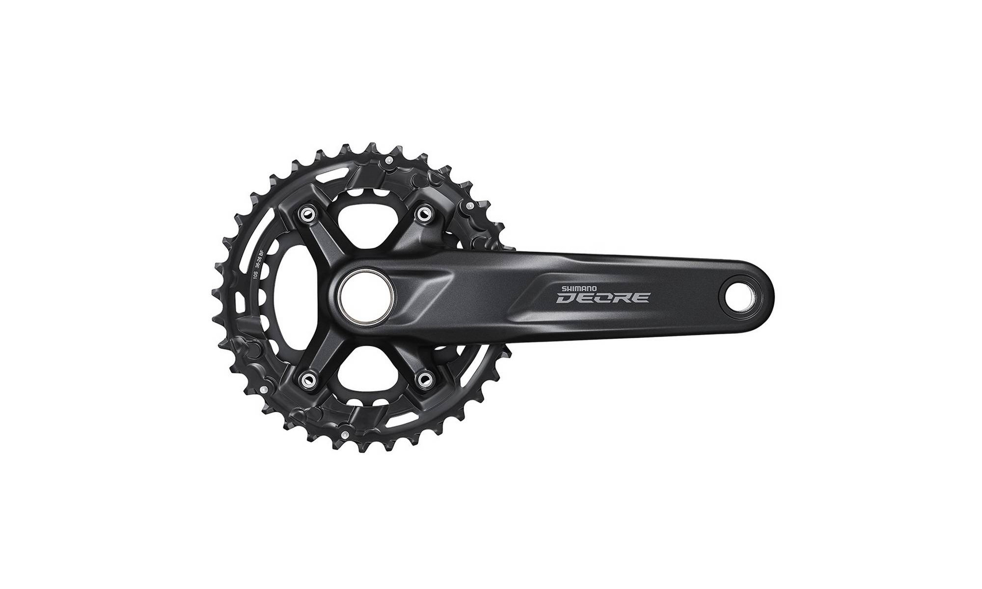 Блок передних звезд Shimano DEORE FC-M4100-2 175mm 2x10-speed 36x26T 