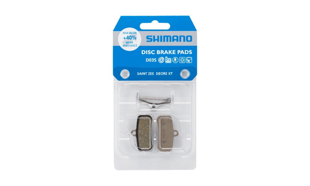 Disc brake pads Shimano XT-SAINT-ZEE BR-M8120 (D03S) Resin - 2