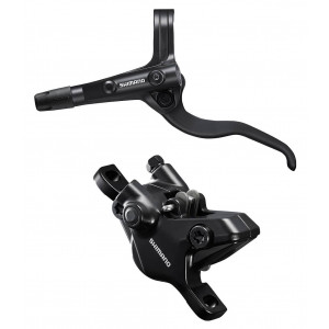 Дисковые гидравлические тормоза передниe Shimano BL-MT401(L)/BR-MT410(F) 2-piston black