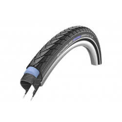 Шина 28" Schwalbe Marathon Plus HS 348, Perf Wired 37-622 / 28x1.40 Black-Reflex