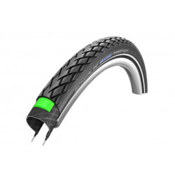 Tire 28" Schwalbe Marathon HS 420, Perf Wired 40-622 / 28x1.50 Black-Reflex