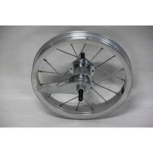 Rear wheel 12" single speed hub, wide alloy singlewall rim