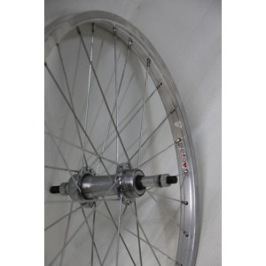 Заднее колесо 20" steel freewheel hub, Remerx singlewall rim 28H