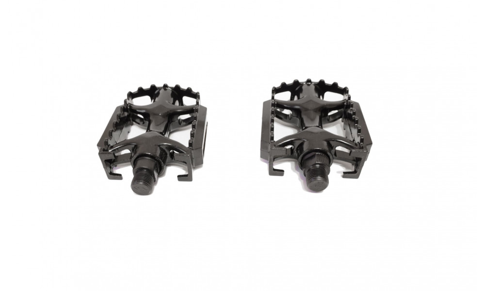 Pedals Azimut MTB black Alu 9/16" w/bearings and reflectors (1003) - 1