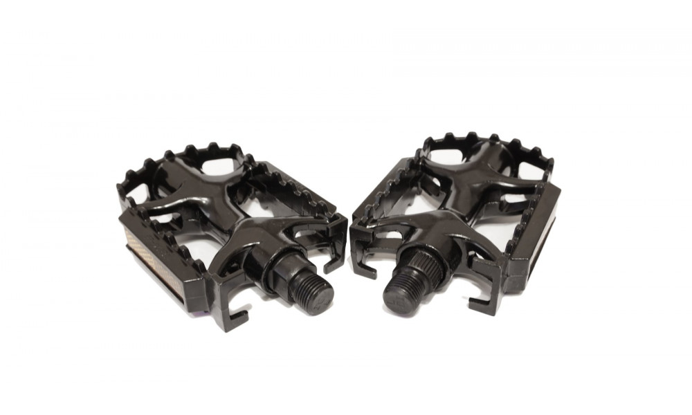 Pedals Azimut MTB black Alu 9/16" w/bearings and reflectors (1003) - 3