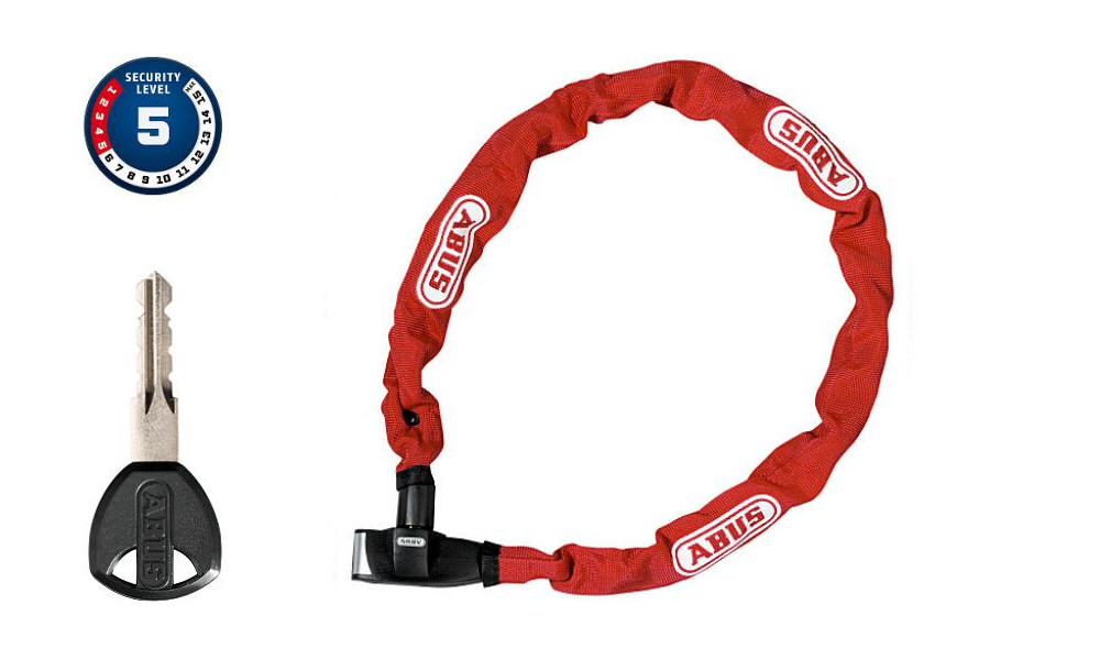 Lock Abus Chain Ionus 6800/85 red 