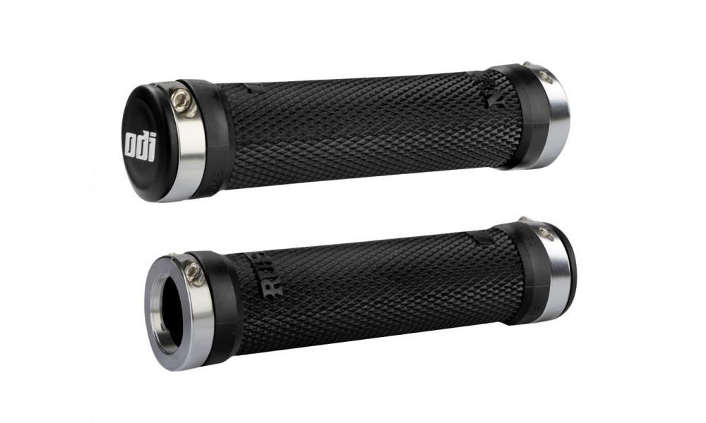 Grips ODI Ruffian MTB Lock-On Bonus Pack Black/Silver 