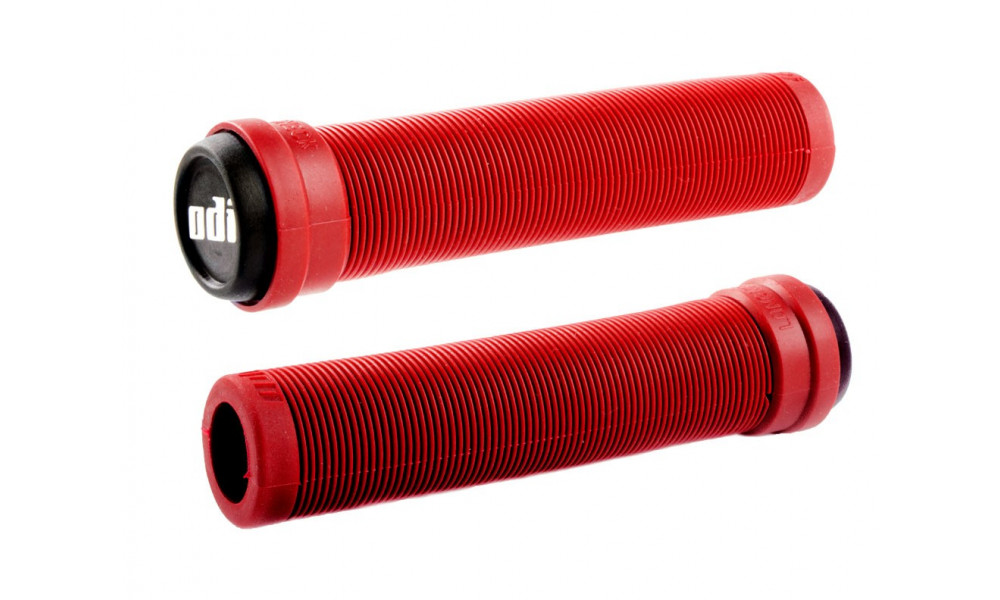 Ручки руля ODI Soft Longneck BMX Flangless 143mm Bright Red 