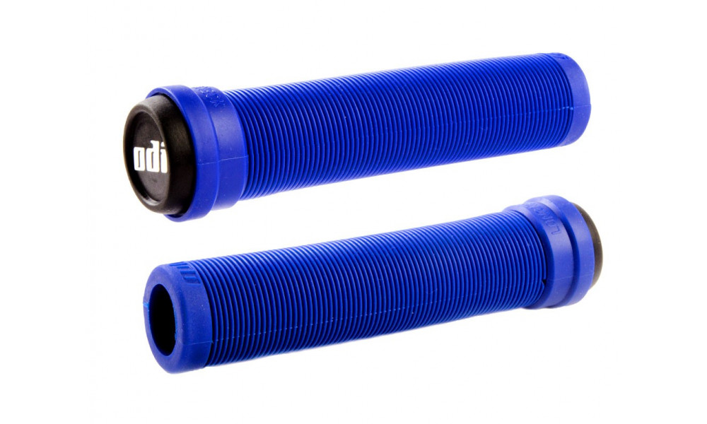 Ручки руля ODI Soft Longneck BMX Flangless 143mm Bright Blue 