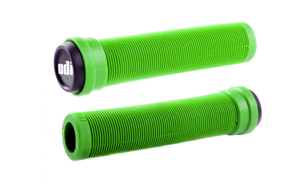 Ручки руля ODI Soft Longneck BMX Flangless 143mm Green 