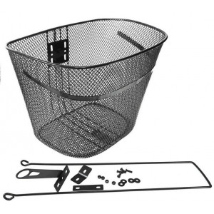 Basket front Azimut 34x25x26cm w/ mounting parts 26-28" bracket 1-1/8"