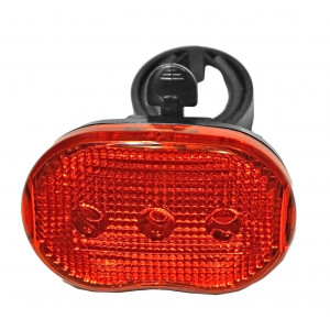 Rear lamp Azimut Oval 3LED with batteries