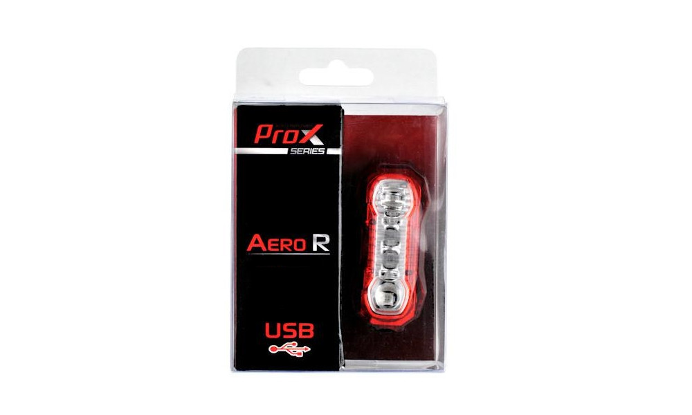 Задняя лампа ProX Aero R 2LED 0.5W USB - 4