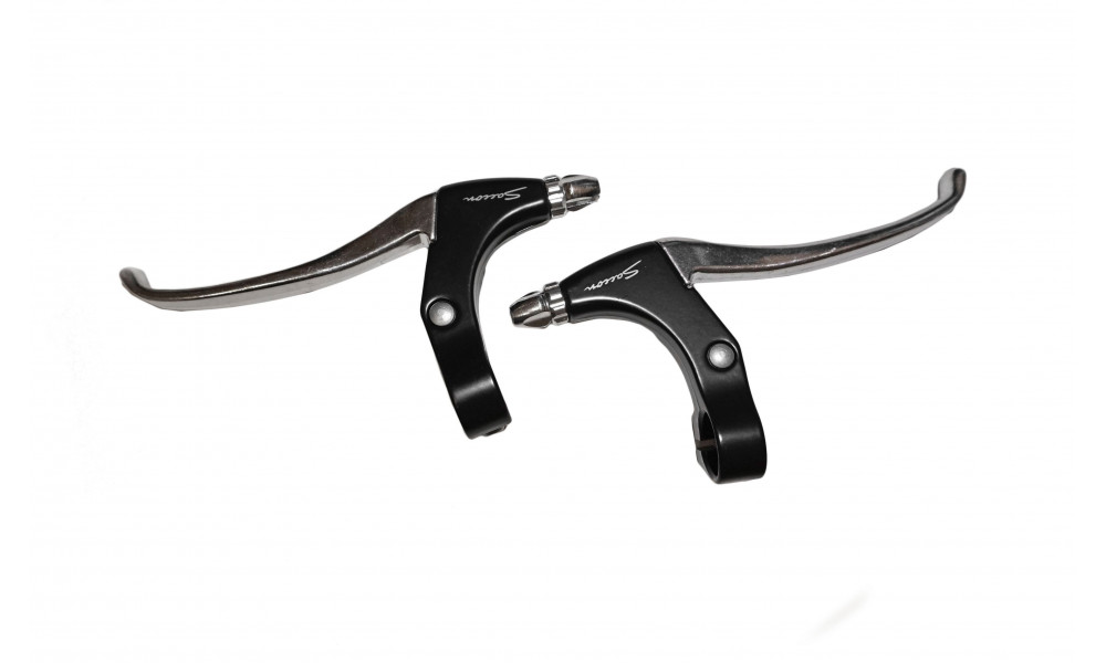 Brake levers Saccon Italy City 4-finger Alu black/silver 