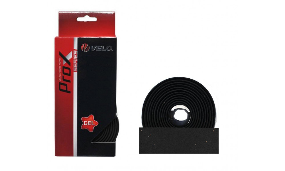 Bar tape Velo ProX +Gel black - 3