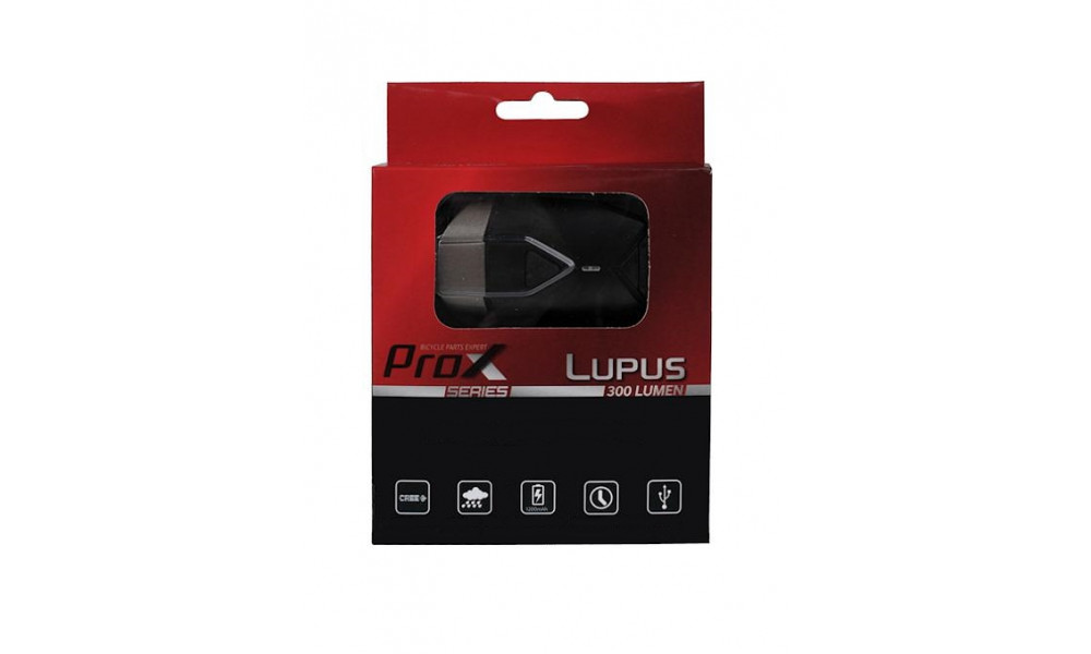 Передняя лампа ProX Lupus CREE-XP LED 3W USB - 5