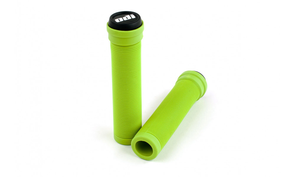 Grips ODI Soft Longneck BMX Flangless 143mm Chartreuse - 2