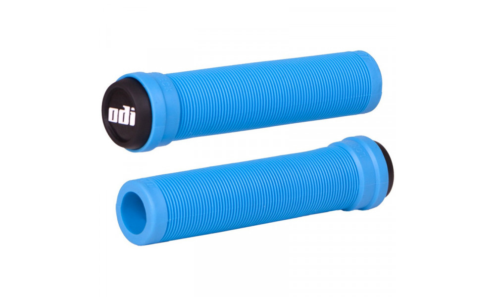 Grips ODI Soft Longneck BMX Flangless 143mm Light blue - 2