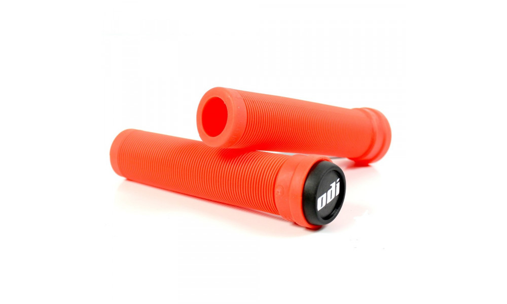 Ручки руля ODI Soft Longneck BMX Flangless 143mm Fire red - 1