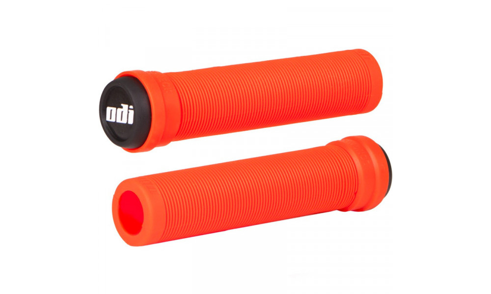 Ручки руля ODI Soft Longneck BMX Flangless 143mm Fire red - 2