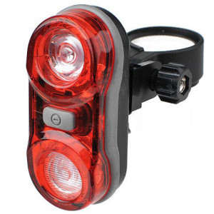 Rear lamp ProX Gemma 2x0.5W LED with batteries