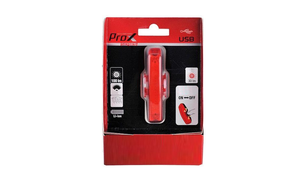 Rear lamp ProX LINE R COB 100Lm USB - 1