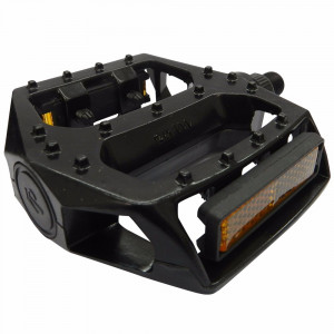Pedals Azimut BMX Platform Alu 9/16" w/bearings and reflectors black (1014)