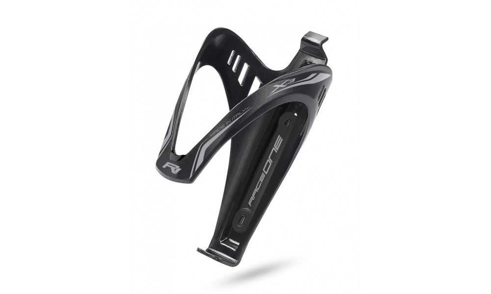 Bottle cage RaceOne X3 RACE black-silver matt 