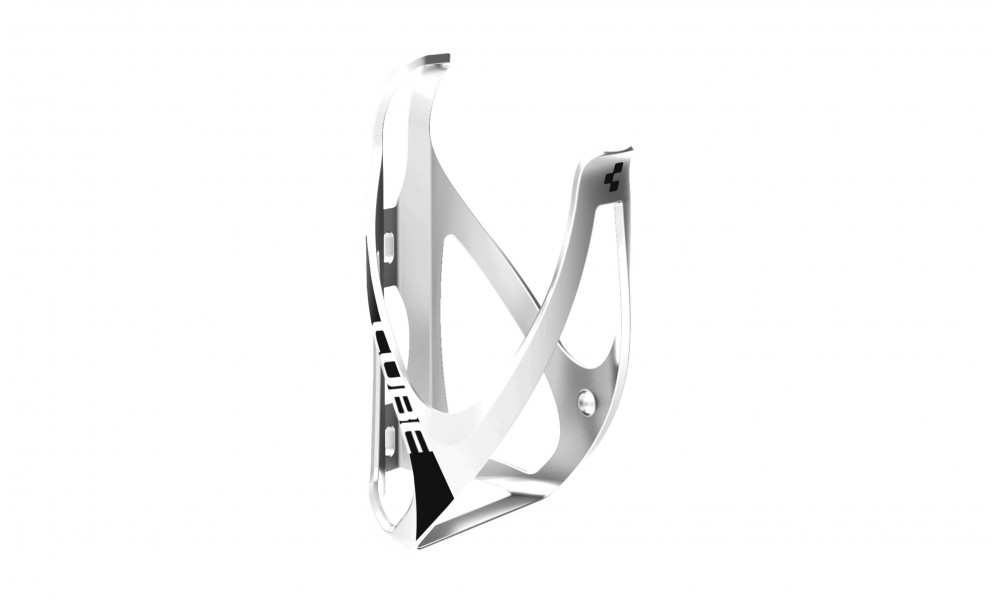 Bottle cage Cube HPP matt white'n'black - 3