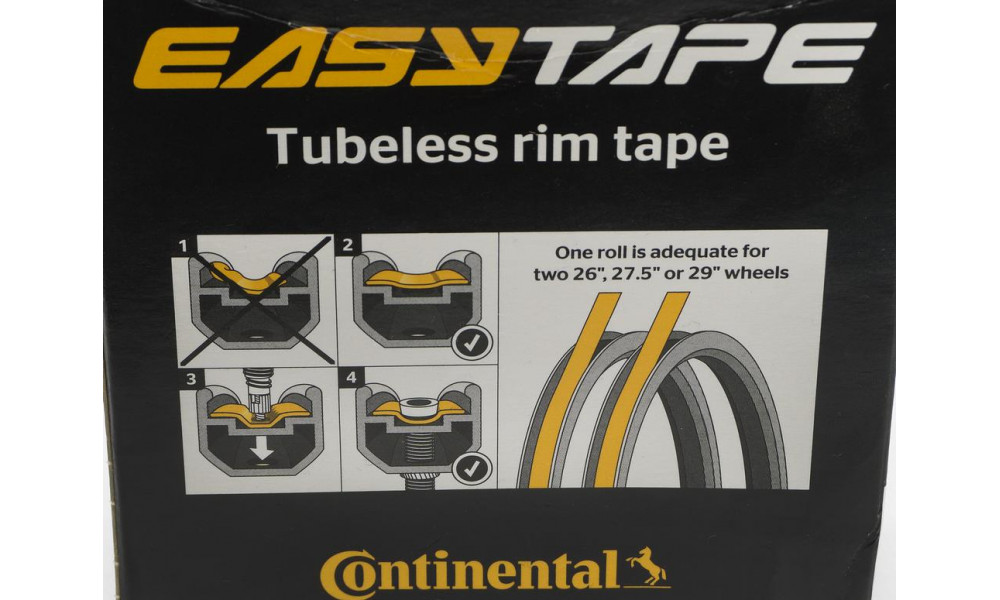 Īįīäķą˙ ėåķņą Continental Easy Tape Tubeless 5m - 3