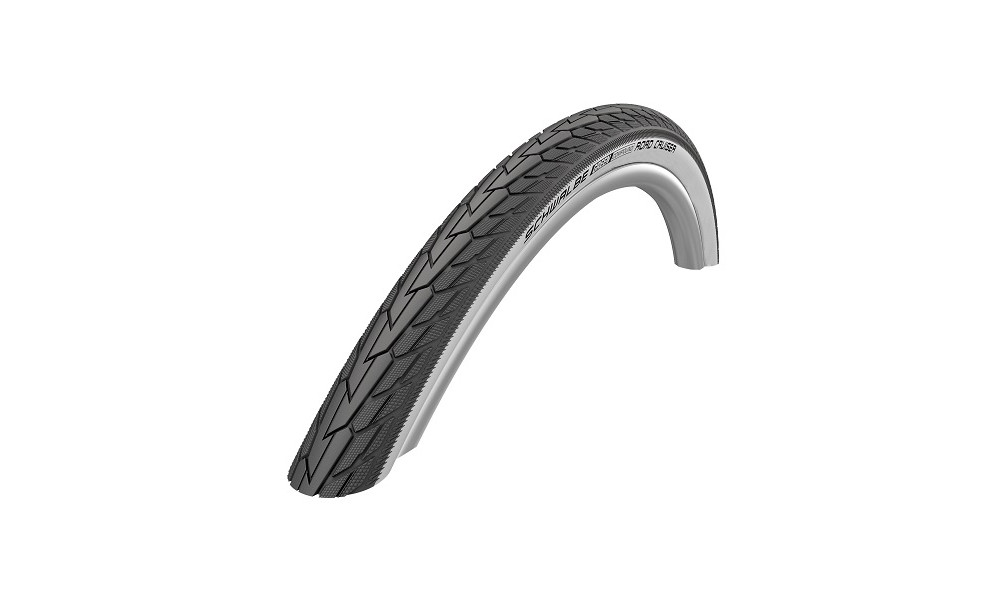 Tire 28" Schwalbe Road Cruiser HS 484, Active Wired 47-622 / 28x1.75 Whitewall 