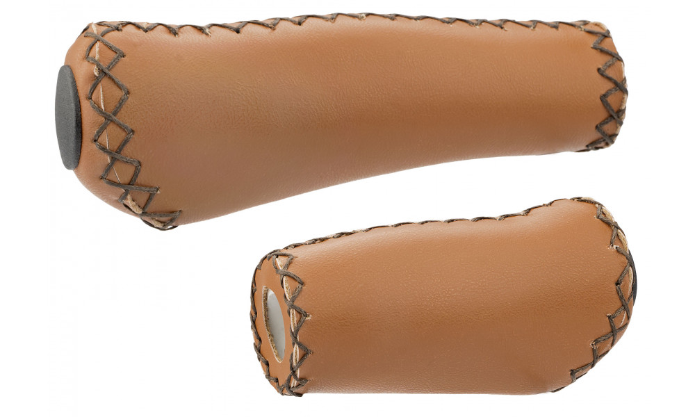 Grips Azimut Ergo Leather 130+92mm brown (1020) - 1