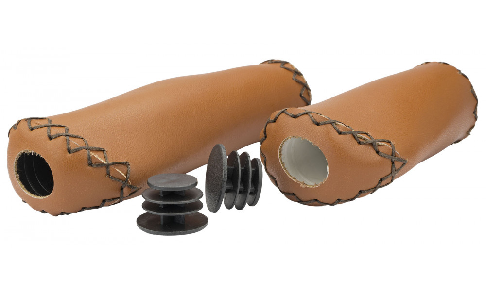 Grips Azimut Ergo Leather 130+92mm brown (1020) - 3