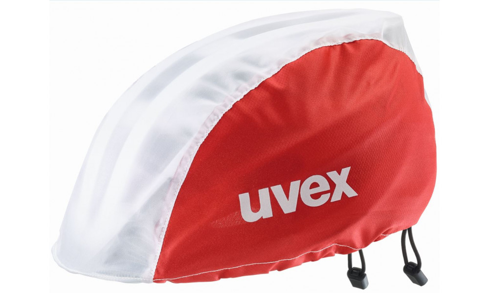 Защита от дождя для шлема Uvex Bike red-white 