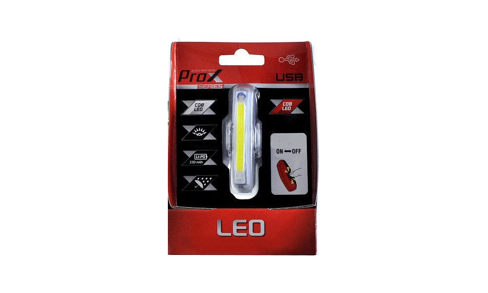 Front lamp ProX Leo F COB LED 100Lm USB - 2