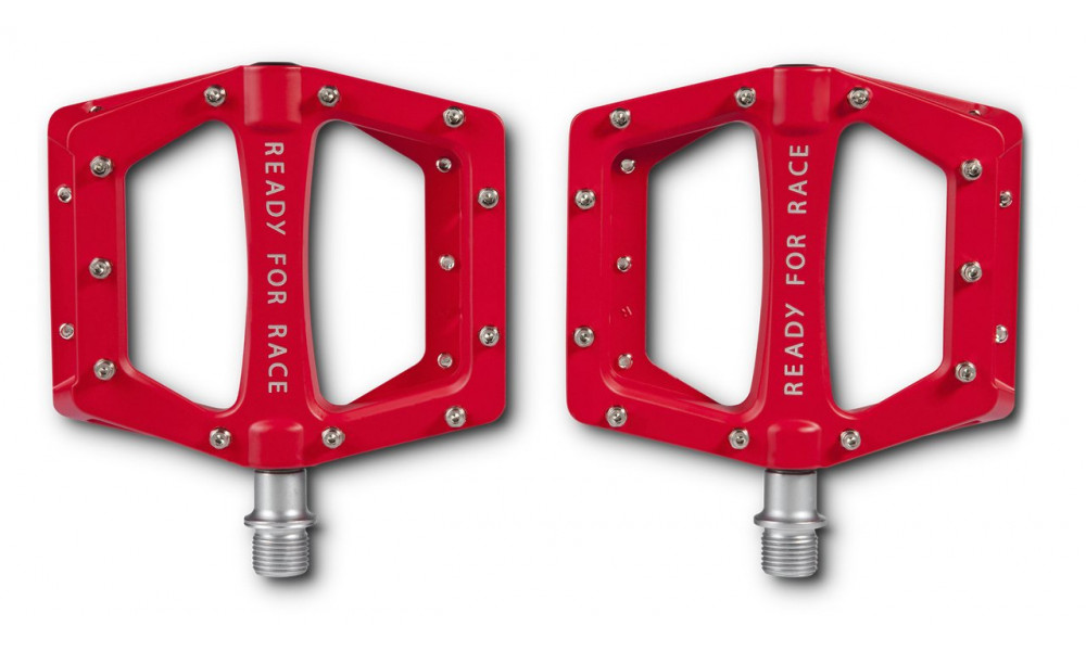 Pedals RFR Flat RACE Alu red - 1