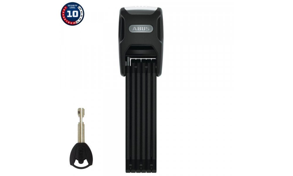 Lock Abus Folding Bordo Alarm 6000A 90 SH black Bikko.bike