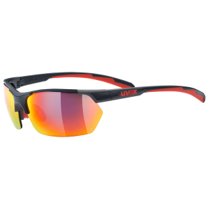 Glasses Uvex Sportstyle 114 grey red mat

