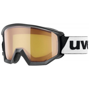 Skiing glasses Uvex Athletic LGL black / lgl-blue