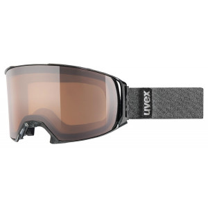 Skiing glasses Uvex Craxx black met