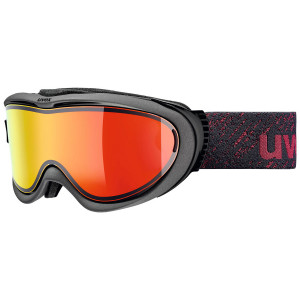 Skiing glasses Uvex Comanche TOP anthracite mat / red