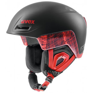 Helmet Uvex Jimm octo+ black-red mat-52-55