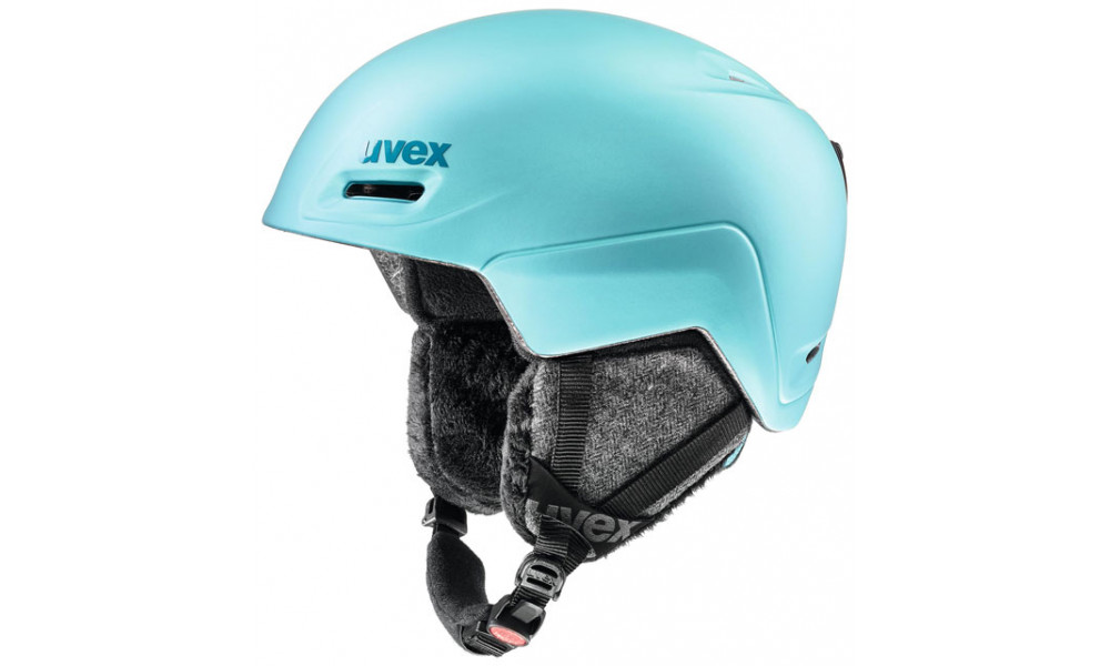 Skiing helmet Uvex Jimm petrol met mat 